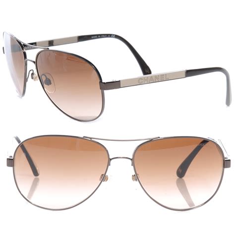 chanel sunglasses aviator eyelet c|Chanel sunglasses aviator style.